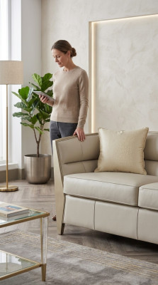 Sofagarnitur 4+1 Sitzer Luxus Wohnzimmer Polstermöbel Garnitur Sofa