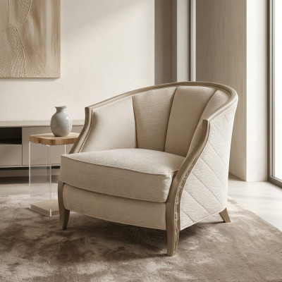 Klassischer Designer Sessel Lounge Club Möbel Einsitzer italienische