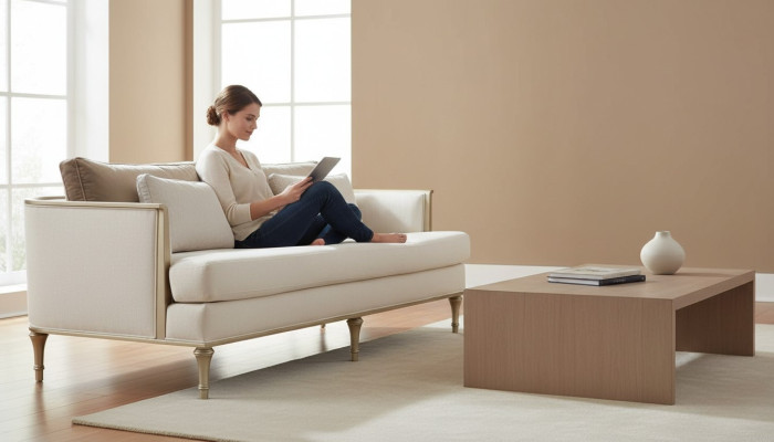 Dreisitzer Polstermöbel 3 Sitzer Sofa Couch Polster Sitz Garnitur 3er