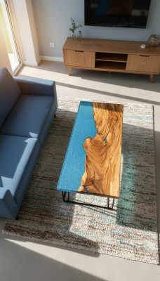 Design Tisch Moderne Meer Fluss Möbel Tische Esstisch Tische Epoxid