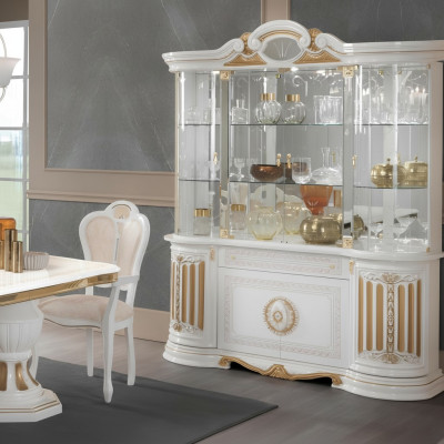 Vitrine xxl Schrank Vitrinen Schau Schränke Design Italienische Möbel Wohnzimmer
