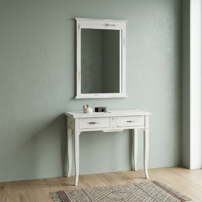 Tische Konsolen Tisch Side Schlaf Zimmer Holz Spiegel + Konsolentisch Kommoden