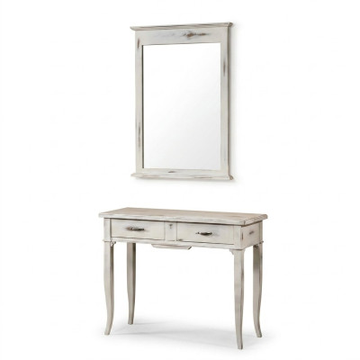 Tische Konsolen Tisch Side Schlaf Zimmer Holz Spiegel + Konsolentisch Kommoden