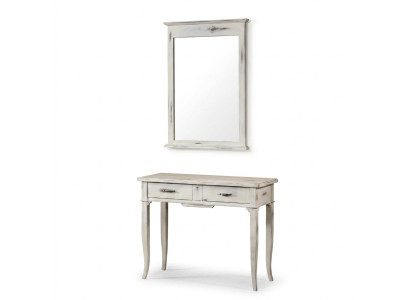 Tische Konsolen Tisch Side Schlaf Zimmer Holz Spiegel + Konsolentisch Kommoden