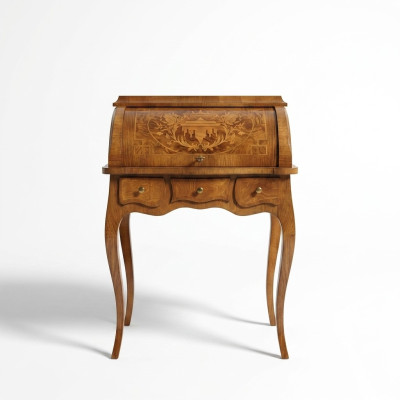 Design Schreibtisch Luxus Büro Möbel Tisch Italienische Tische Sekretär Holz Neu