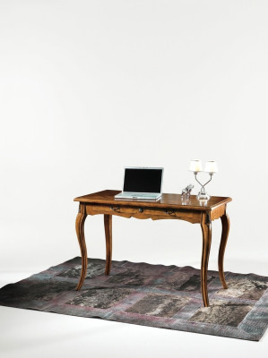 Sekretär Büro Möbel Schreibtisch Computertisch Massiv Holz Schubladen Tische