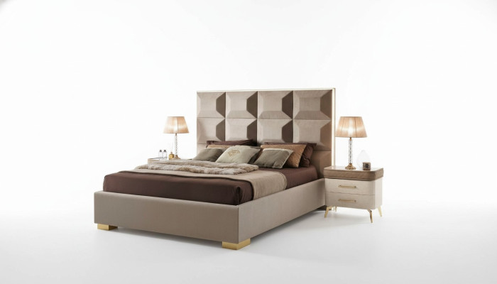 Bett Holz Doppel Schlafzimmer Betten Braun Bettrahmen Modern Doppelbett Möbel