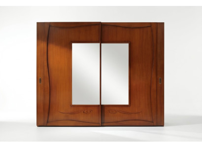 Kleiderschrank Schränke Kleider Schrank Luxus Schwebetüren Design Holz Modern