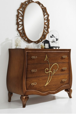 Kommode Schrank Luxus Kommoden Schrank Regal Konsole Möbel Holzschrank Spiegel