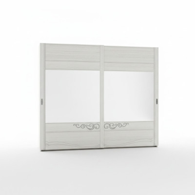 Kleiderschrank Schrank Regal Aufbewahrungs Garderobe Modern Spiegel Holz Design