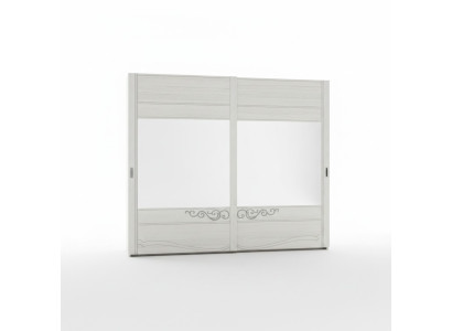 Kleiderschrank Schrank Regal Aufbewahrungs Garderobe Modern Spiegel Holz Design