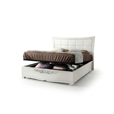 Garnitur Set 3tlg Schlafzimmer Bett Nachttisch Doppel Holz Modern Gruppe Betten