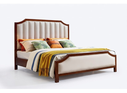 Luxus Schlafzimmer Bett Doppelbett Holz Bettrahmen Möbel Design Betten
