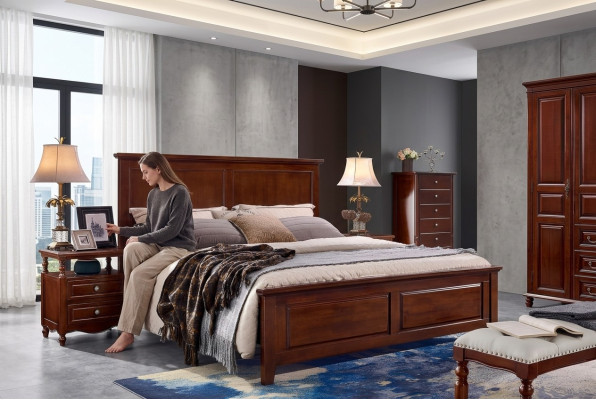 Bett Schlafzimmer Set Design Betten 2x Nachttische 3tlg Bettgestell