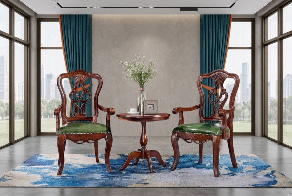 Stuhl Couchtisch Kaffeetisch Beistelltisch Designer Wohnzimmertisch Set 3tlg.