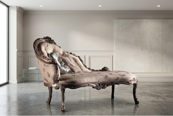 Chaiselongue Luxus Liege Wohnzimmer Chaiselounge Liegen Relax Bank Echtholz Neu