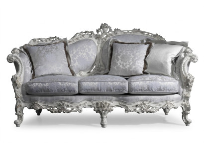 Chesterfield Klassischer Dreisitzer Sofa Wohnlandschaft Textilsofa 3 Sitz Couch