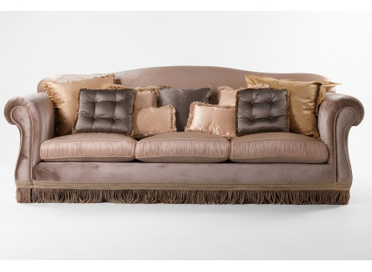 Sofa Dreibettzimmer Sofa 3-Sitzer Designer Sofa modernes Design Braun
