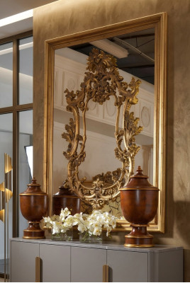 Luxus Spiegel Barock Rokoko Wandspiegel Italienische Möbel Spieglein