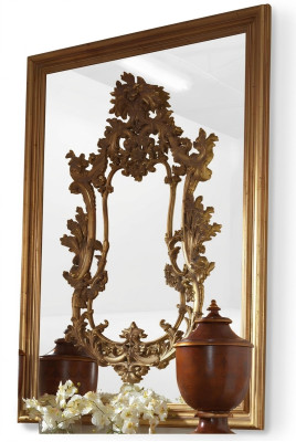 Luxus Spiegel Barock Rokoko Wandspiegel Italienische Möbel Spieglein