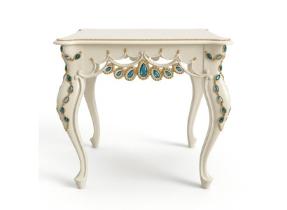Konsole Barock Beistelltisch Glas Tisch Italienische Möbel Wohnzimmer Tische Neu
