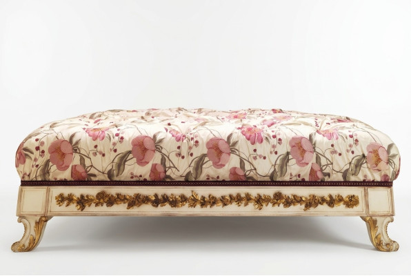 Pouf Fußhocker Rund Hocker Polsterhocker Sitzhocker Badhocker Hocker Ottomane