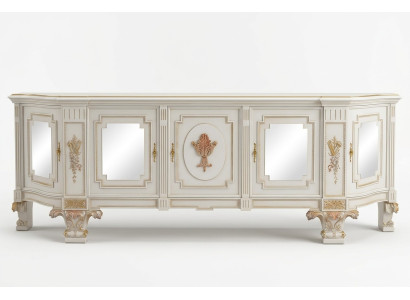 Kommoden Holz Schrank Wohnzimmer Möbel TV Schrankwände Design Sideboard Italien