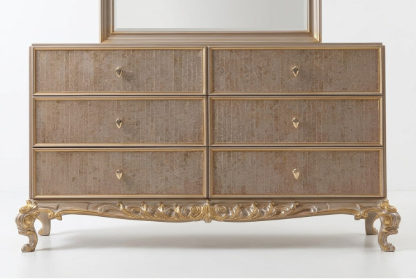 Kommode Wohnzimmer Kommoden Schubladen Holz Sideboard Schrank Schränke Massiv