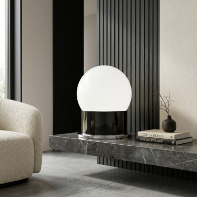 Design Leuchte Lampe Rund Lampen Tischleuchten Leuchten Tischlampe Italien Neu
