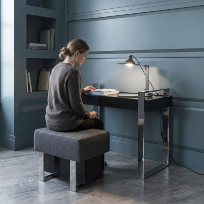 Tische Sekretär Konsolen Tisch Schreibtisch Schminkt Hocker Italienische 2tlg.
