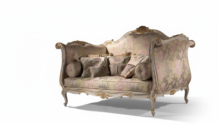 Designer Sofa Möbel Sofas 4 Sitzer Viersitzer Polster Couch Stoff Polster Möbel