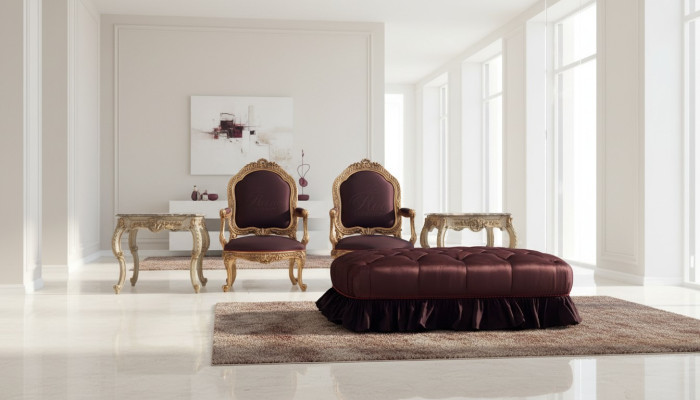 Couchtisch Tisch Beistelltisch Wohnzimmertisch Holz Royal Beistell Barock Rokoko