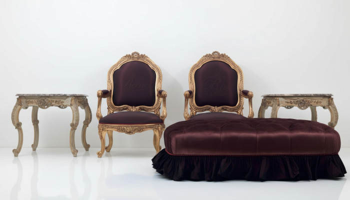 Couchtisch Tisch Beistelltisch Wohnzimmertisch Holz Royal Beistell Barock Rokoko