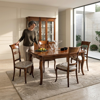Esszimmer Stühle Luxus 4x Sessel Stuhl Holz Braun Stühle Wohnzimmer Möbel Gruppe