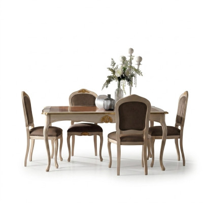 Wohnzimmer Möbel neu Esszimmer Stühle Holz Luxus Sessel Stuhl Braun Lehnstuhl