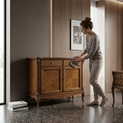 Kommode Anrichte Sideboard Braun Sideboards Massiv Holz Schrank Möbel Kommoden