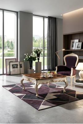 Couchtisch Tisch Beistelltisch Wohnzimmertisch Holz Royal Beistell Barock Tische