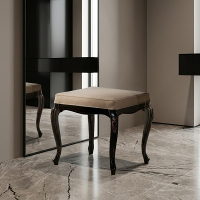 Hocker Polster Bank Fußhocker Ottomane Sitzhocker Sitzpouf Wohnzimmer Designer