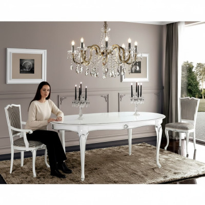 Möbel Einrichtung Gruppe Tisch + 4 Stuhl Set 5tlg. Esstisch Garnitur Esszimmer
