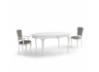 Möbel Einrichtung Gruppe Tisch + 4 Stuhl Set 5tlg. Esstisch Garnitur Esszimmer