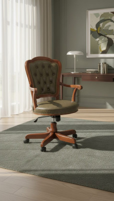 Bürostuhl Drehstuhl Chesterfield Chefsessel Italienische Möbel Sessel Lehnstuhl