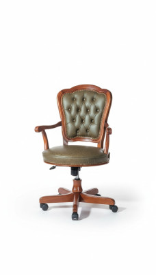 Bürostuhl Drehstuhl Chesterfield Chefsessel Italienische Möbel Sessel Lehnstuhl