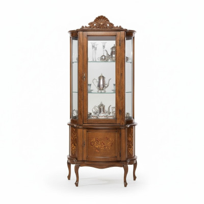 Vitrine Anrichte Schränke Design Italienische Möbel Schrank Luxus Barock Holz