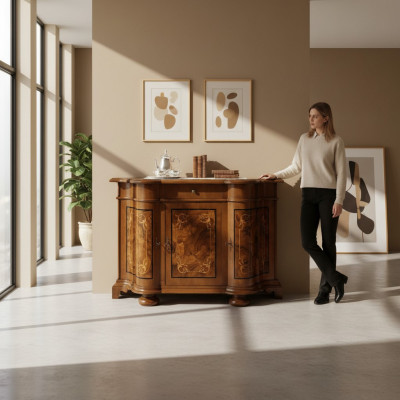 Kommoden Holz Schränke Anrichte Möbel Kommode Sideboard Schrank Klassische neu