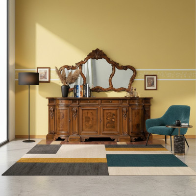 Anrichte Kommode Spiegel Holz Konsole Sideboard Schubladen Kommoden Konsolen