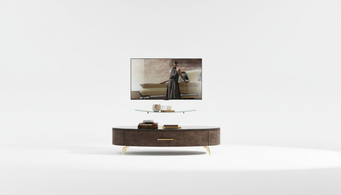 Wohnzimmer rtv Sideboard tv Schrank Tisch Kommode Lowboard Holz Modern Neu