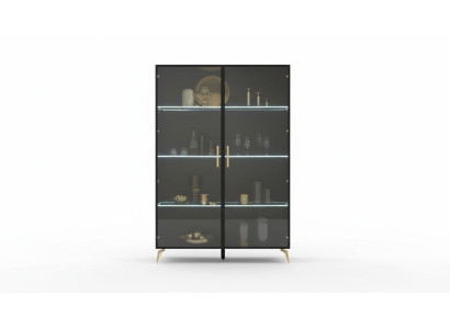 Vitrine Schrank Vitrinen Schränke Design Italienische Möbel Wohnzimmer Schrank