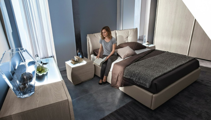 Bett Doppel Betten Möbel Einrichtung Bettgestelle Schlafzimmer Modern Luxus Neu