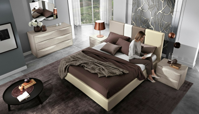 Bett Doppelbett Bettgestelle Bettrahmen Betten Doppel Luxus Holz Design Leder