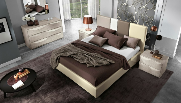 Bett Doppelbett Bettgestelle Bettrahmen Betten Doppel Luxus Holz Design Leder